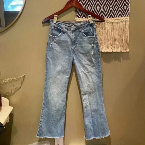 LEVI’S 70s HIGH FLARE BIG E JEANS SIZE 25 - Picture 1 of 7